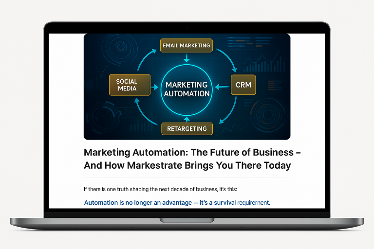 Marketing automation for business